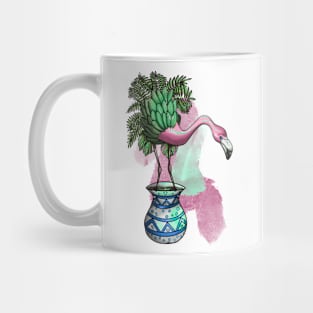 Potted Flamingo Mug